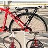 Estante trasero para bicicleta de montaña, estante para freno de disco, estante para bolsa de camello con freno en V, soporte trasero para bicicleta, estante 667