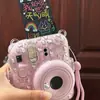 Pegatinas de Uñas de Dibujos Animados Chica Linda DIY Estereoscópico en Relieve Hello Kitty Cuadros Lazo Decoración DIY Polaroid