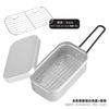 Camping Plegable Asa Aluminio Lonchera Montañismo al Aire Libre Ligera Portátil Cantimplora Lonchera Picnic Lonchera de Verduras al Vapor