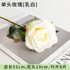 Simulação transfronteiriça rosa única de alto nível realista flanela casamento decoração de casa flor de seda adereços de foto flores artificiais