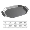 Bandeja Retro de Acero Inoxidable 304, Plato Octagonal para Barbacoa, Plato para Pescado a la Parrilla, Plato para Hot Pot, Plato Octagonal, Bandeja, Plato para Brochetas