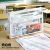 0Itens Sem Metal Permitidos na Sala de Exame~Estojo Transparente para Provas, Especificamente para Alunos do Ensino Fundamental II, Estojo Simples e de Grande Capacidade para Provas do Ensino Médio e Vestibular