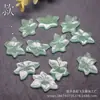 Flor de Jade Jade Dongling Natural Flor com Furo Central Flor de Jade Dongling Natural DIY Estilo Antigo Grampo de Cabelo Feito à Mão Material para Grampo de Cabelo