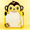Pizarra blanca con forma de animal para niños, tablero para escribir, grafitis y mensajes, horario de clase de dibujos animados, tablero para colgar, Dibujo, Premio