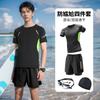 Traje de baño para hombre tipo bóxer anti-vergüenza, traje de baño completo para hombre, para natación, surf, novedad, buceo, playa