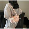Bolso de Mano para Mujer Estilo Coreano Ins Moda Trendy Plisado Bolso Balde 2025 Nuevo Bolso de Hombro Simple para Mujer
