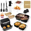 Bandeja de assar para fritadeira de ar AF500EU nova transfronteiriça, design destacável e integrado, bandeja interna para fritadeira resistente a altas temperaturas