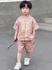 Conjunto Hanfu para Niños, Estilo Delgado de Verano, Nuevo Estilo Chino, Disfraz Tradicional de Performance para Niños, Traje Tang, Ropa Formal para el Primer Cumpleaños del Bebé