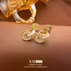 Elegantes y Lujosos Pendientes de Bobina de Mosquito para Mujeres Sin Perforaciones, Pendientes de Moda Exquisitos y Versátiles, Pendientes de Alta Gama Personalizados al por Mayor