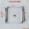 Soporte en forma de U para mesa plegable, patas ajustables de cuatro patas, accesorios duraderos y universales para patas de mesa plegable