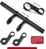 Bicicleta de Montaña Bicicleta de Carretera Tubo de Carbono Doble Marco Extensión Soporte Extensión de Ciclismo Abrazadera para Bicicleta Abrazadera para Luz de Marco