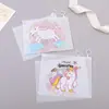 Bolsa de Documentos de Unicornio Arcoíris de Dibujos Animados Bolsa de Almacenamiento de Papelería para Estudiantes Bolsa con Cierre de Cremallera Organizador de Información Bolsa con Tirador de Anillo