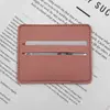 Portatarjetas de cuero de gran capacidad con múltiples ranuras para tarjetas, ultra delgado, transfronterizo, para tarjetas de autobús de estudiante, tarjetas bancarias, tarjetas de identificación, bolsa de almacenamiento