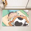 Alfombra de Piso de Tierra de Diatomeas Dibujo Animado Crayon Shin-Chan para Baño de Casa Entrada, Alfombrilla Antideslizante Absorbente de Agua Venta al por Mayor y Dropshipping