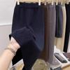 Saia de Tricô de Lã Feminina Outono e Inverno Cintura Alta Comprimento Médio Fenda Reta Saia Tubinho para Quadril Pequeno Saia One-step