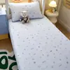 Funda Especial para Cama de Residencia Estudiantil Pieza Única 100% Algodón Protector de Cama Colchón de Algodón Puro Juego de Tres Piezas para Cama Individual de Residencia