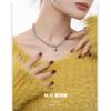 Nuevo Collar de Amor de Lámina de Cobre para Mujer Color Libre Doble Capa Apilado Cadena Clavícula Ins Estilo Original Lujo Ligero Collar Combinable