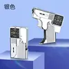 Novo Isqueiro Dobrável Tipo Pistola com Carregamento Direto à Prova de Vento com Mostrador de Quartzo Personalizado e Interessante Fabricante