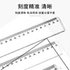 Hongtai régua de escritório 50cm régua desenho medição régua transparente multi-especificação estudante papelaria PS espessamento plástico