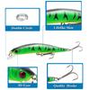 Cebo señuelo para lance a larga distancia con sonajeros, Minnow colorido en diez colores, 10 cm/8 g, Señuelo de imitación realista para lubina, Equipo de pesca transfronterizo