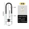 Cerradura en U para puerta de vidrio, cerradura de embutir para puerta doble, cerradura de horquilla para puerta corrediza, cerradura antirrobo, cerradura en U extendida, cerradura de tienda