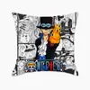 Serie One Piece Dibujos Animados Personajes Luffy Solon Funda de Almohada para el Hogar Animación Imitación Súper Suave Sofá Cómic-Con Almohada