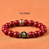 Entrega Direta da Fábrica de Pulseiras do Buda de Cinábrio e dos Doze Signos do Zodíaco para Atrair Riqueza e Transferir Pulseiras de Cinábrio para Homens e Mulheres Atacado