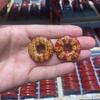 Colgante de Dinero Fantasma de la Montaña de Cinabrio Colgante de Hebilla de Paz de Arena de Cristal Collar del Año Zodiacal con Hebilla de Paz del Mantra de Seis Palabras de Cinabrio