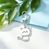 Colgante de Bolsa de Gatito Suave Lindo Accesorios de Dibujos Animados para AirPods Llavero Pequeño Creativo Souvenir para Pareja