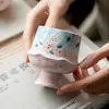 Tetera de Cerámica Miyan Pintada a Mano con Flores de Cerezo y Conejo Lindo, Gaiwan, Taza de Té, Taza de Té Estilo Fresco Pequeño, Taza de Café, Colección de Juego de Té Kung Fu