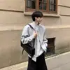 Chaqueta elegante para hombre Primavera/Otoño 2025, con una marca de moda ins de alta calle, estilo Hong Kong, estilo japonés, estilo Harajuku y estilo coreano, con un corte holgado