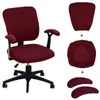 Funda de silla dividida: (funda para cojín de asiento + funda para respaldo + 2 fundas para reposabrazos)