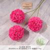 Flores Artificiales Pom-Pom de 3 Cabezas Simuladas Ramos Hechos a Mano Flores de Boda Flores Decorativas Artificiales Venta al por Mayor Arreglos de Boda Flores de Piso