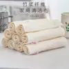 OJV nova toalha de prato de fibra de bambu espessa felpuda pano de prato pano de limpeza doméstico de cozinha trapo atacado