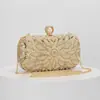 Atacado Transfronteiriço Mais Vendido Retrô Strass Pérola Bolsa de Mão de Festa Bolsa para Vestido Noiva Madrinha Bolsa Transversal