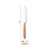 Juego de Cubiertos de Acero Inoxidable Haya Cuchillo, Tenedor y Cuchara Vajilla Restaurante Hogar Mango Aislado del Calor Palillos Palillos y Cuchara Juego de Tres Piezas