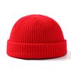 Chapéu Yuppie Inverno Novo Estilo Outono e Inverno Gorro Melão Estudante Tendência Moda Quente Topo Arredondado Chapéu de Tricô Topo Reto Tendência Marca