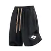 Pantalones Cortos Casuales de Seda de Hielo para Hombre en Verano, Sueltos, Transpirables, de Secado Rápido, Pantalones Cortos Deportivos de Playa