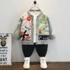 Cardigan Suéter de Primavera para Meninos 2026 Novo Estilo Jaqueta Tricot de Primavera e Outono para Crianças Top de Primavera para Bebê Menino Tendência