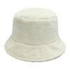 Chapéu de Pescador Quente de Pele Sintética de Coelho para Outono e Inverno para Mulheres, Versátil, Chapéu Bucket Emagrecedor, Chapéu Cloche de Pelúcia Quente Espessado Venda por Atacado