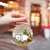 2022 Nuevo Colgante Divertido de Navidad con Forma de Concha de Mariscos y Perro Colgante de Árbol de Navidad de Dibujos Animados Acrílico Plano Decoración para el Hogar