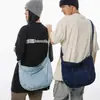 Bolsa Transversal Esportiva de Lona de Verão, Bolsa Transfronteiriça Feminina, Nova Bolsa Tote de Ombro em Jeans Lavado Primavera/Verão 2026