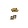 Anillo geométrico de pasador irregular transfronterizo europeo y americano, accesorio DIY, broche metálico personalizado anti-exposición para mujer