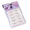 Conjunto Completo Personalizado de Cílios Inferiores Diabinho Mãe, Cílios Postiços com Haste Transparente Ultrafina, Artificiais Naturais, Podem Ser Segmentados para Iniciantes
