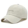 Boné de Pico Transfronteiriço para Mulheres com Letras Simples Cru, Boné de Beisebol Estilo Celebridade da Internet Estilo Japonês, K-Style Trendy, Casual e Versátil, Rosto Pequeno