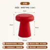 Taburete redondo de maquillaje para tocador en casa, taburete tipo hongo para dormitorio de niñas, sofá para cambiarse los zapatos, taburete de manicura