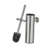 Conjunto de Escova Sanitária de Aço Inoxidável 304 Transfronteiriço, Escova Sanitária de Luxo de Chão, Escova Sanitária de Parede para Banheiro
