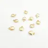 Colgante en Forma de Corazón Chapado en Oro 18K14K con Fuerte Retención de Color, Cadena de Extensión para Collar Pulsera DIY