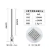 Tubo de Aguja Dispensadora de Acero Inoxidable de 2 pulgadas Longitud 50 mm Punta de Aguja Dispensadora Bayoneta Todo Metal Material Consumible Electrónico Alta Precisión