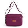 2022 Nuevo Bolso Cruzado para Dama Bolso de Hombro de Nailon Moda Casual Bolso Horizontal Bolso Cuadrado Pequeño Color Sólido Monedero para Mujer
